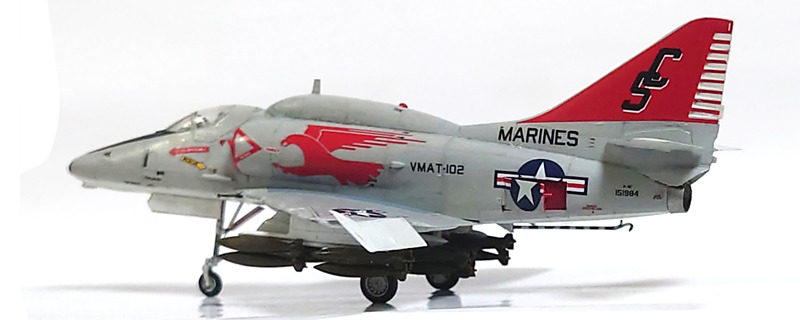 ハセガワ 1/72 A-4E/F スカイホーク の製作（その27）（完結 1