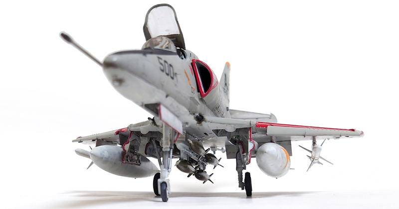 モノグラム 1/48 A-4E スカイホーク の製作（その28）（完結 1