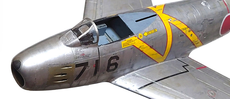 ハセガワ 1/48 F-86F-40 セイバー の製作（その32）: DTP…って