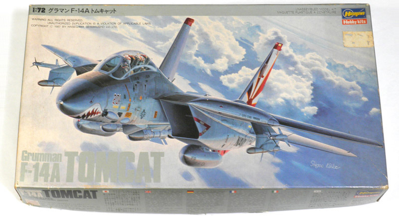 ハセガワ 1/72 F-14 ハイビジ（2号機） の製作（その1）: DTP…ってすでに死語？