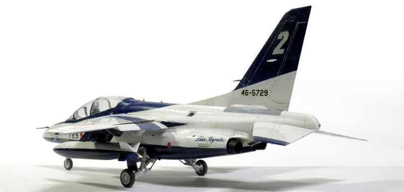ハセガワ 1/48 T-4 Blue Impulse の製作（その31）（完結）: DTP