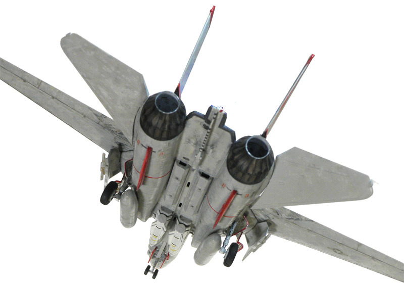 ハセガワ 1/72 F-14 ハイビジ（5号機） の製作（その36）: DTP…ってすでに死語？