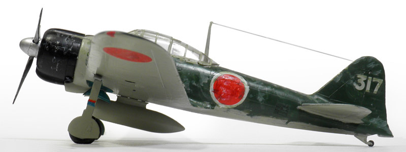 ハセガワ 1/72 零戦21型 の製作（その7）（完結）: DTP…ってすでに死語？