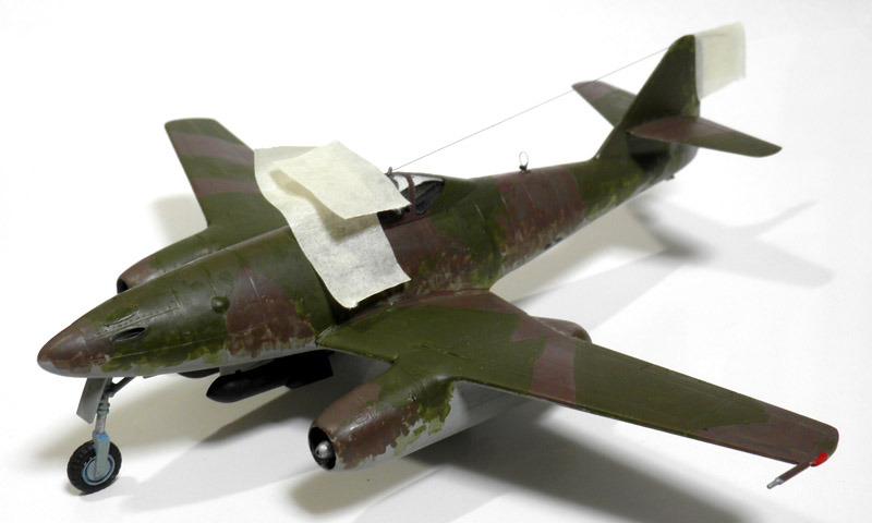 ハセガワ 1/72 メッサーシュミット Me 262 A-2a の製作（その5