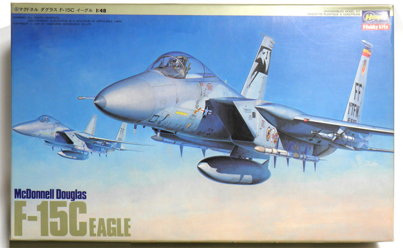 ハセガワ 1/48 F-15C の製作（その1）: DTP…ってすでに死語？