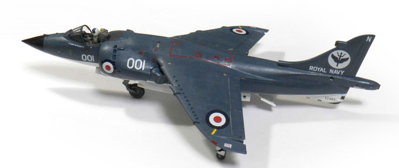 タミヤ 1/48 シーハリアー FRS.1 の製作（その31）: DTP…ってすでに死語？