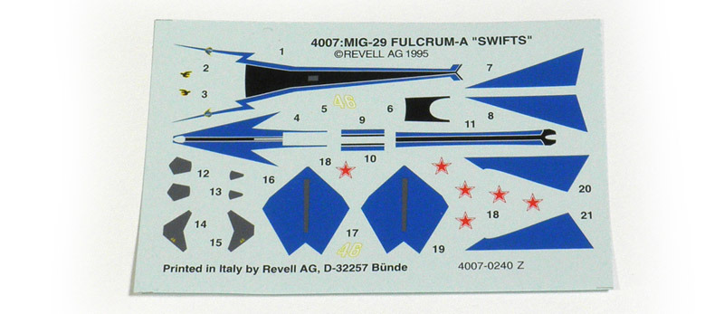 レベル 1/144 Mig-29 レベル 1/144 Mig-29