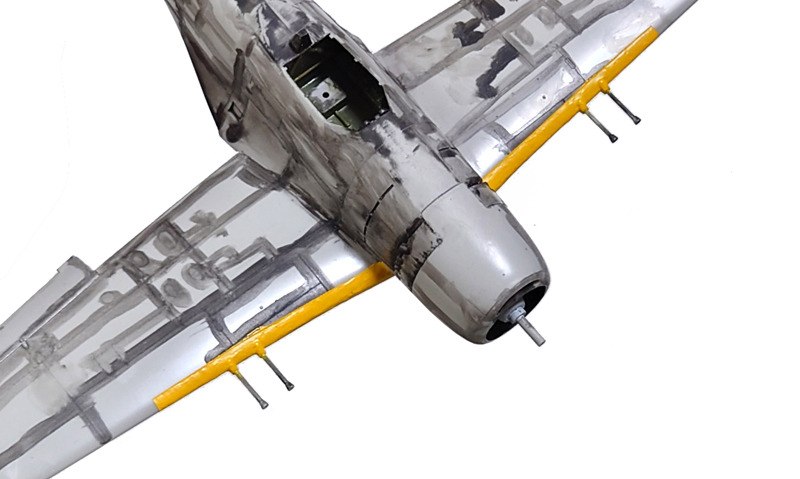 ハセガワ 1/48 紫電改 の製作（その9）: DTP…ってすでに死語？