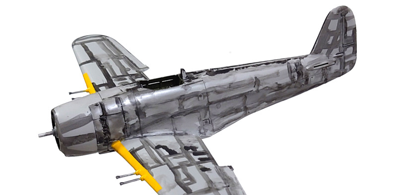 ハセガワ 1/48 紫電改 の製作（その9）: DTP…ってすでに死語？